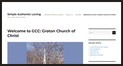 Desktop Screenshot of grotonchurch.org