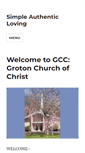 Mobile Screenshot of grotonchurch.org